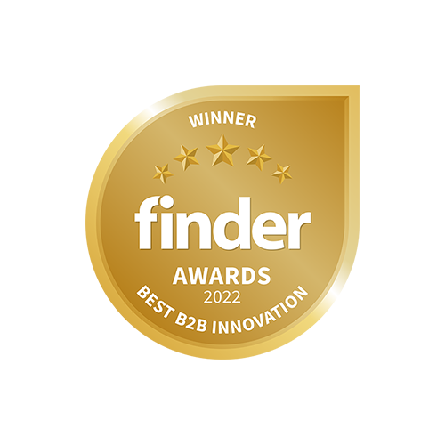 Finder Awards 2022 badge - Winner best B2B innovation
