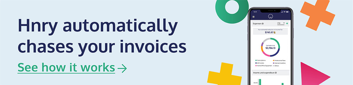 Hnry automatically chases your invoices. See how it works
